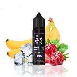 ایجوس بی ال وی کی توت فرنگی موز یخ | BLVK ICED BERRY BANANA Juice